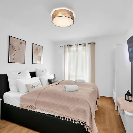 아파트 Inhome Parken - Kueche - Tv - Terrasse - Balkon