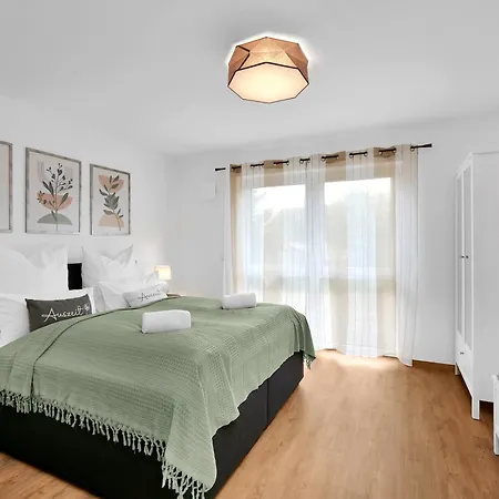 شقة Inhome Parken - Kueche - Tv - Terrasse - Balkon كْرايلتْسهايم