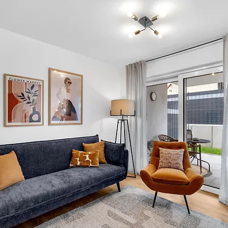 Inhome Parken - Kueche - Tv - Terrasse - Balkon *